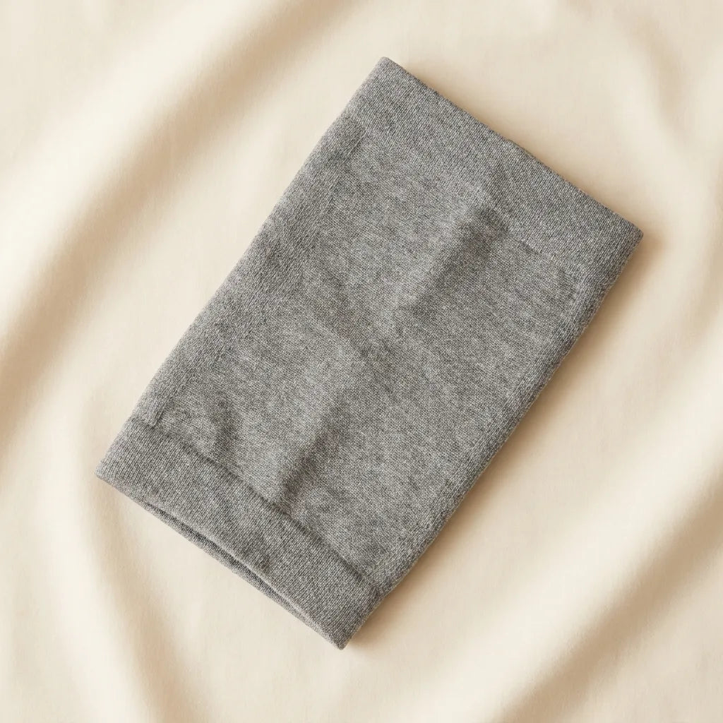 Nexova bamboo knee sleeve — folded flat lay